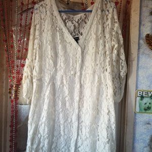 White Torrid Dress, Size 3